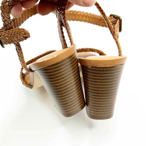 Nine West Gwenny Block Block Heel Sandals 7M - Picture 5 of 10